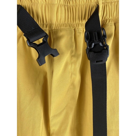 new wave street culture Design by inflation pants, Size L, Elastic Waist, Yellow - Picture 3 of 6